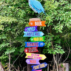 Custom Coastal Directional Signs! Set of 10 signs