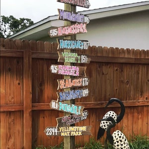 SET OF 15 Custom Hand Painted Rustic Directional Signs!