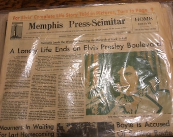 Elvis Presley  5 Memphis newspapers