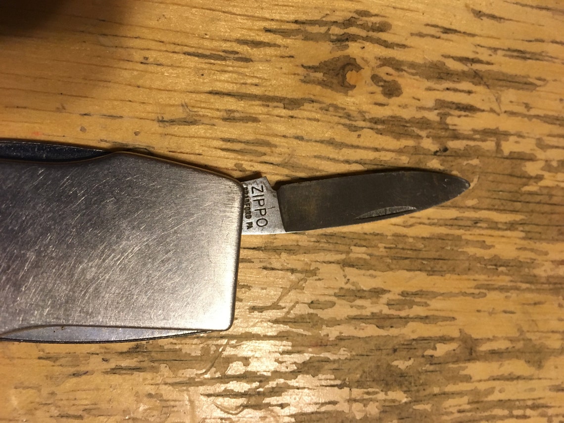 Zippo Pen Knife/finger Nail File Etsy