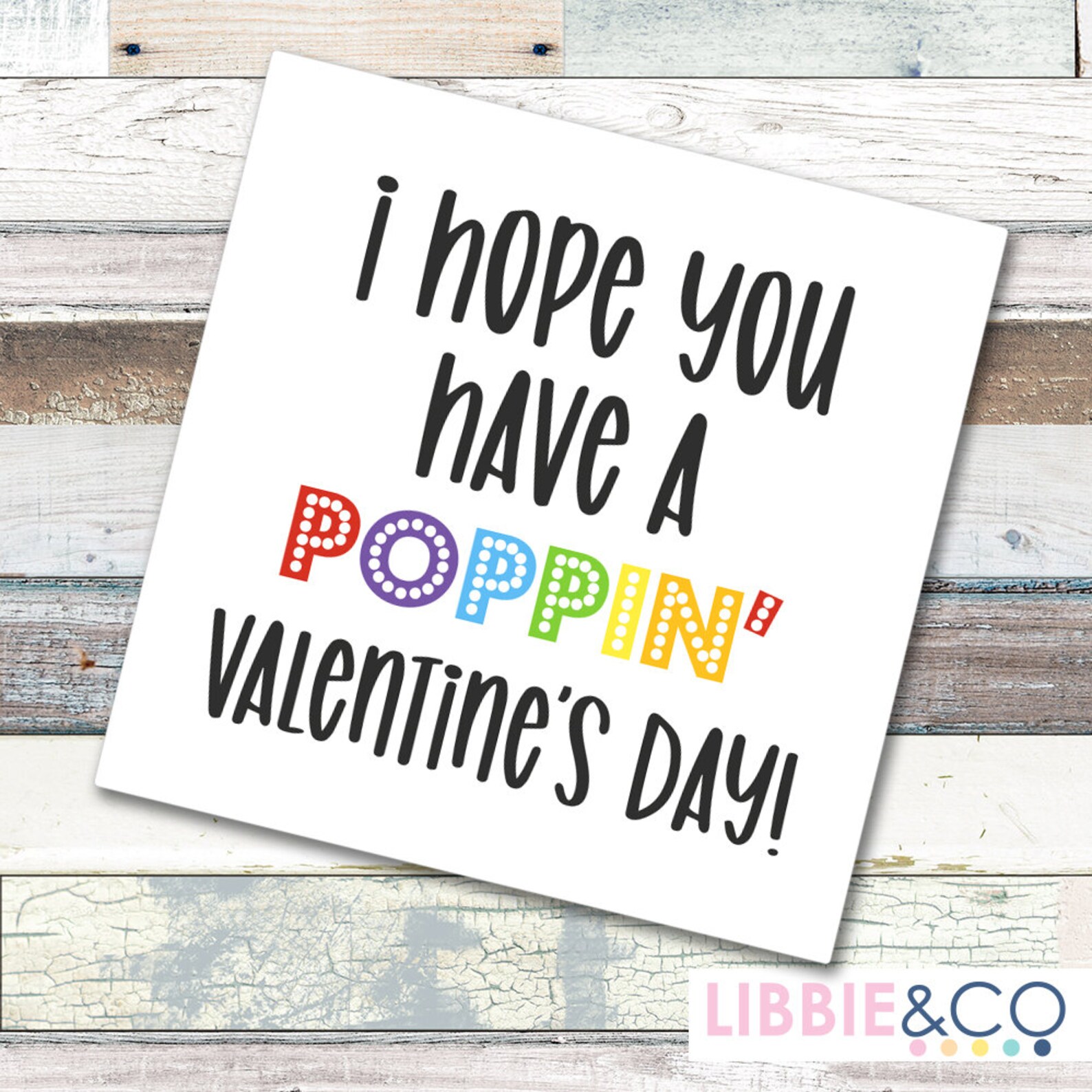 Poppin Valentine s Day Printable