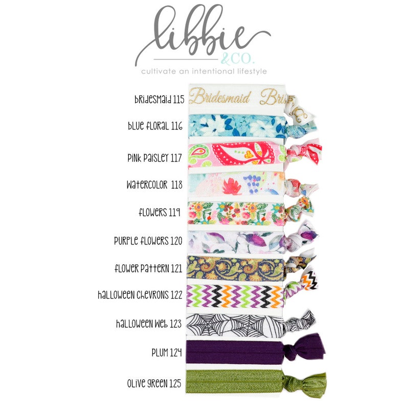 Hair Tie Hair Ties Party Favor Baby Shower Party Favor Oh Baby with Brown Card Hair Tie Favor