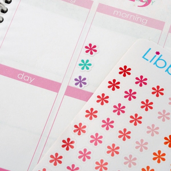 Rainbow Asterisk Life Planner Die-Cut Stickers! Set of 391 Perfect for Erin Condren, Limelife, Plum Paper, Kikki, or Filofax Planners! HTC01