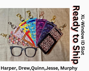 Sunnies and ID XL Size Keychain- Ready to Ship