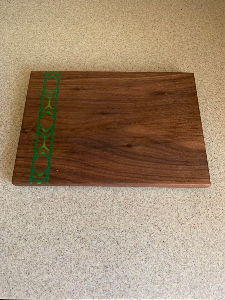 Cutting Board With Epoxy Inlay Etsy