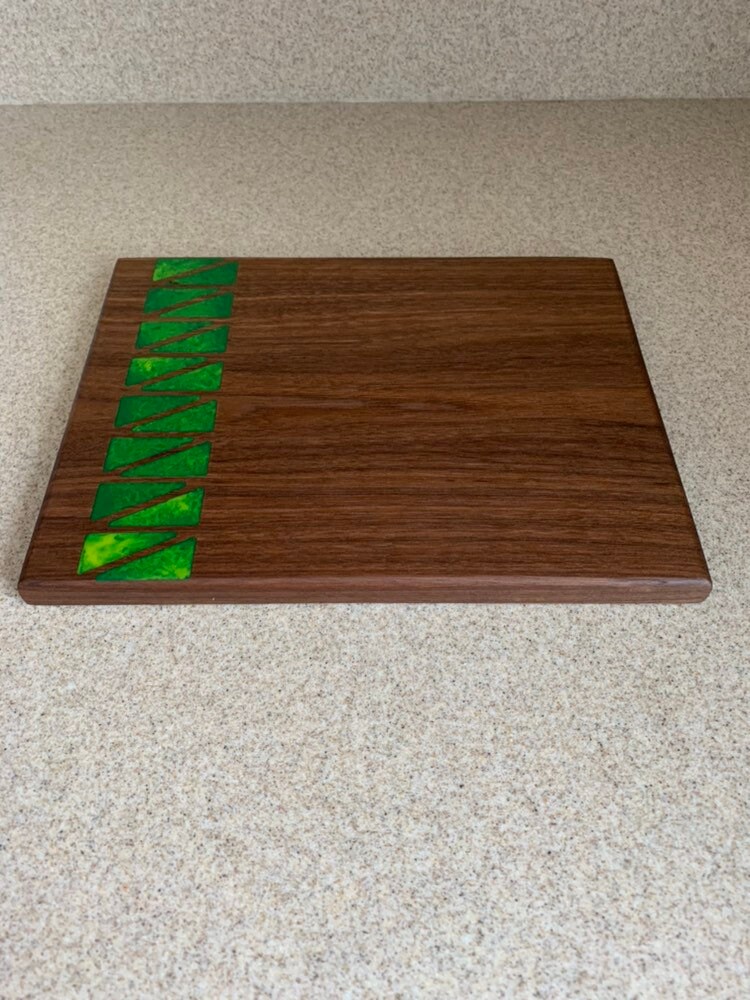 Cutting Board With Epoxy Inlay Etsy