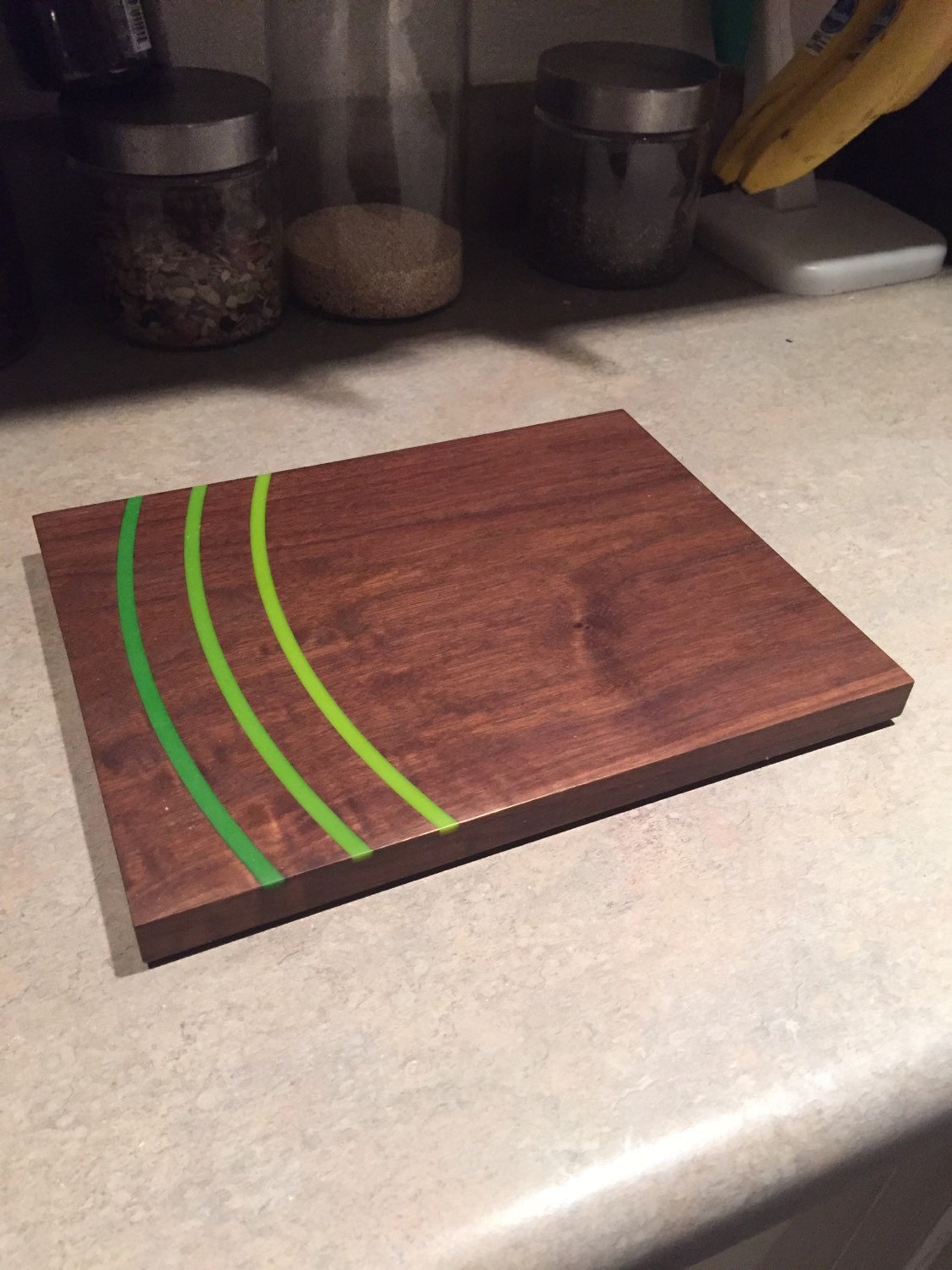 Cutting Board With Epoxy Inlay Etsy