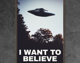 X-Files | I Want To Believe Inspired Poster | Second Version