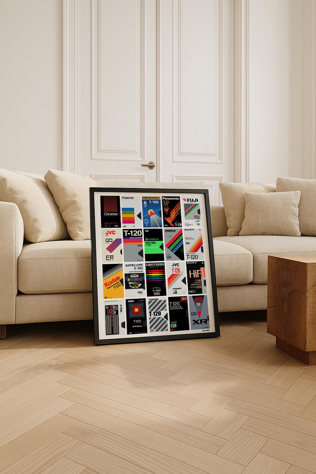 Le Motif De Pixel Art Des Cassettes Rétro Des Années 80 | Vecteur Premium