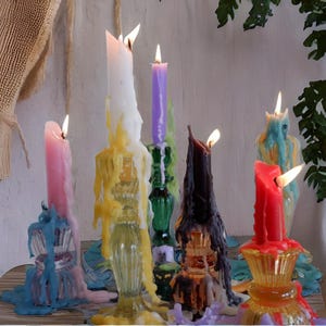 Candlestock Hippie Drippy Drip Candles - 11 Pack