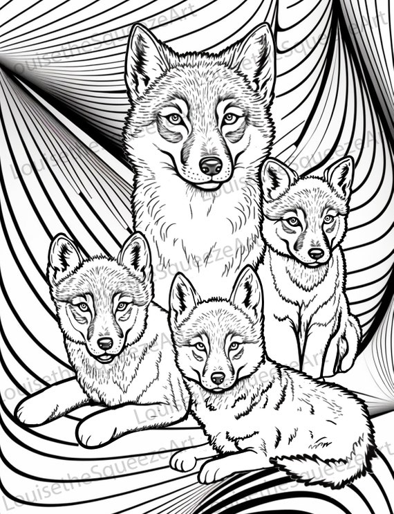 NEW Art Unplugged WILD Animals we Love Removable Pages ~ Adult Coloring Book