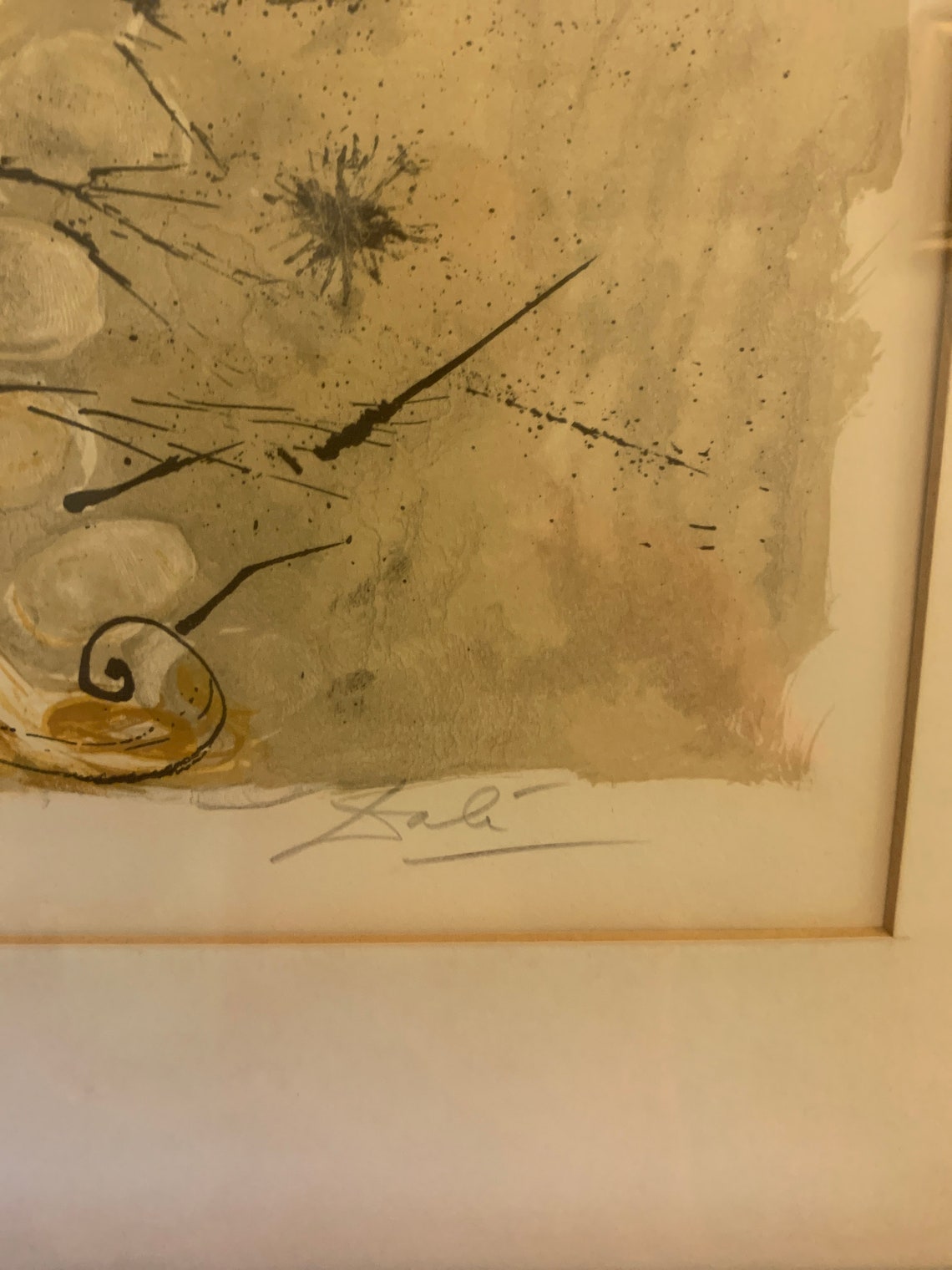 Salvador Dali Lithograph 1966 Sundial Signed and Numbered Etsy