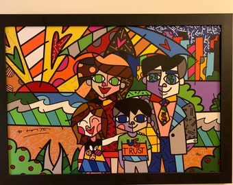 Romero Britto original Giclee signed and numbered