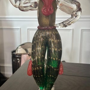 Seguso Murano」黒いガラス製 置物 【公式通販】