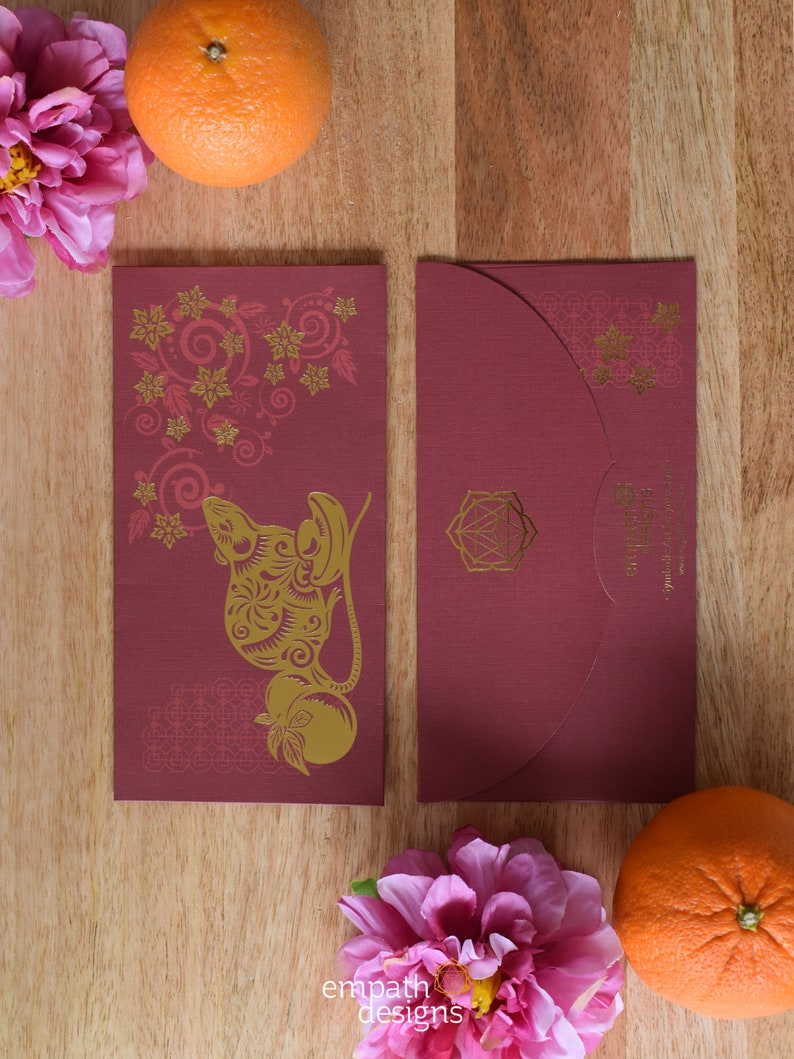 Year of the Rat 2020 - Chinese Lunar New Year Red Packet / Red Envelope ...