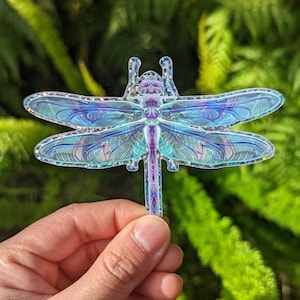 Dragonfly Sticker, Dragonfly Glitter Sticker, Cute Insect Sticker, Bug Sticker, Cute Laptop Sticker, Dragonfly Art, Dragonfly Magick