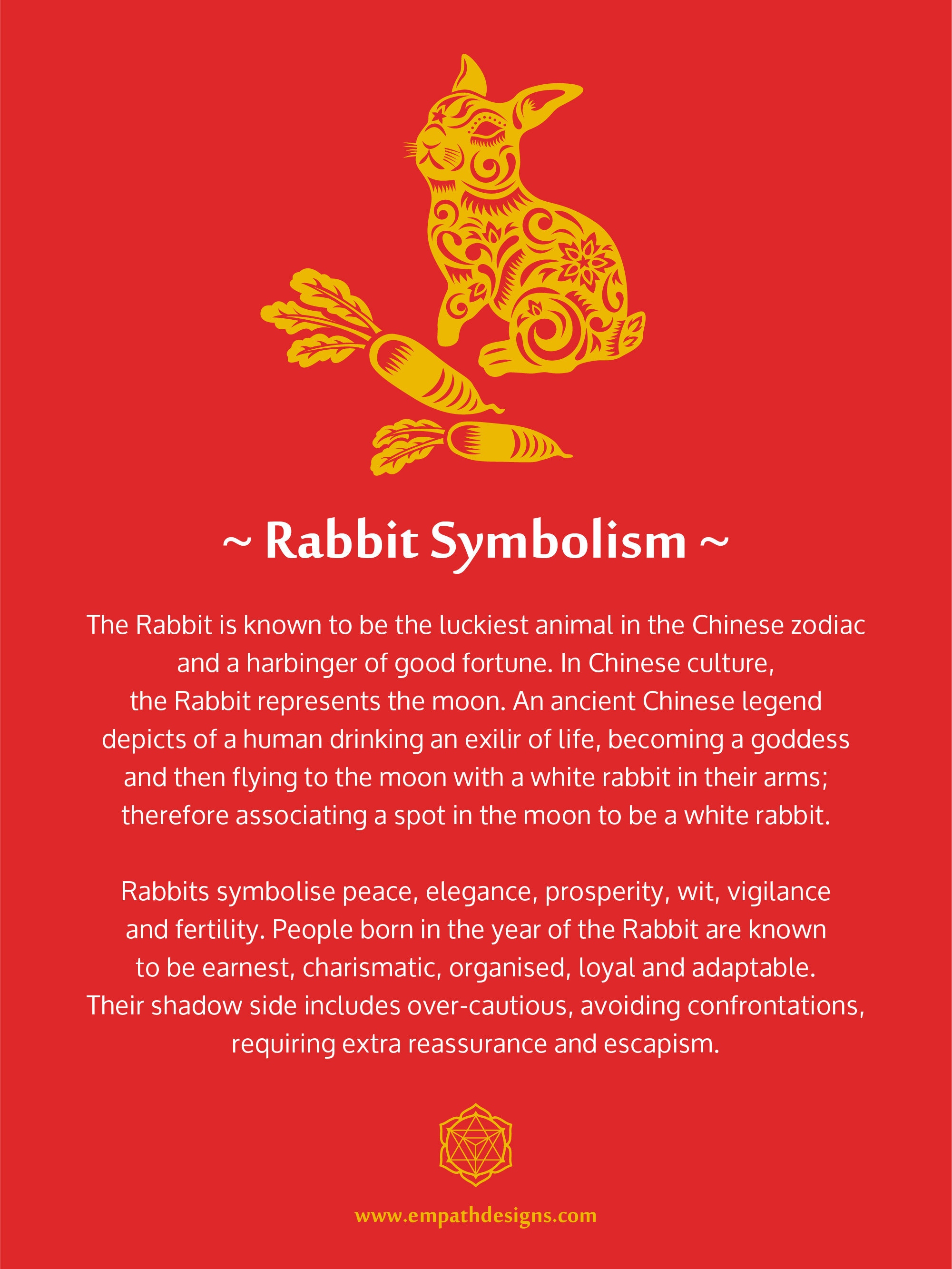 Rabbit Chinese Mythology