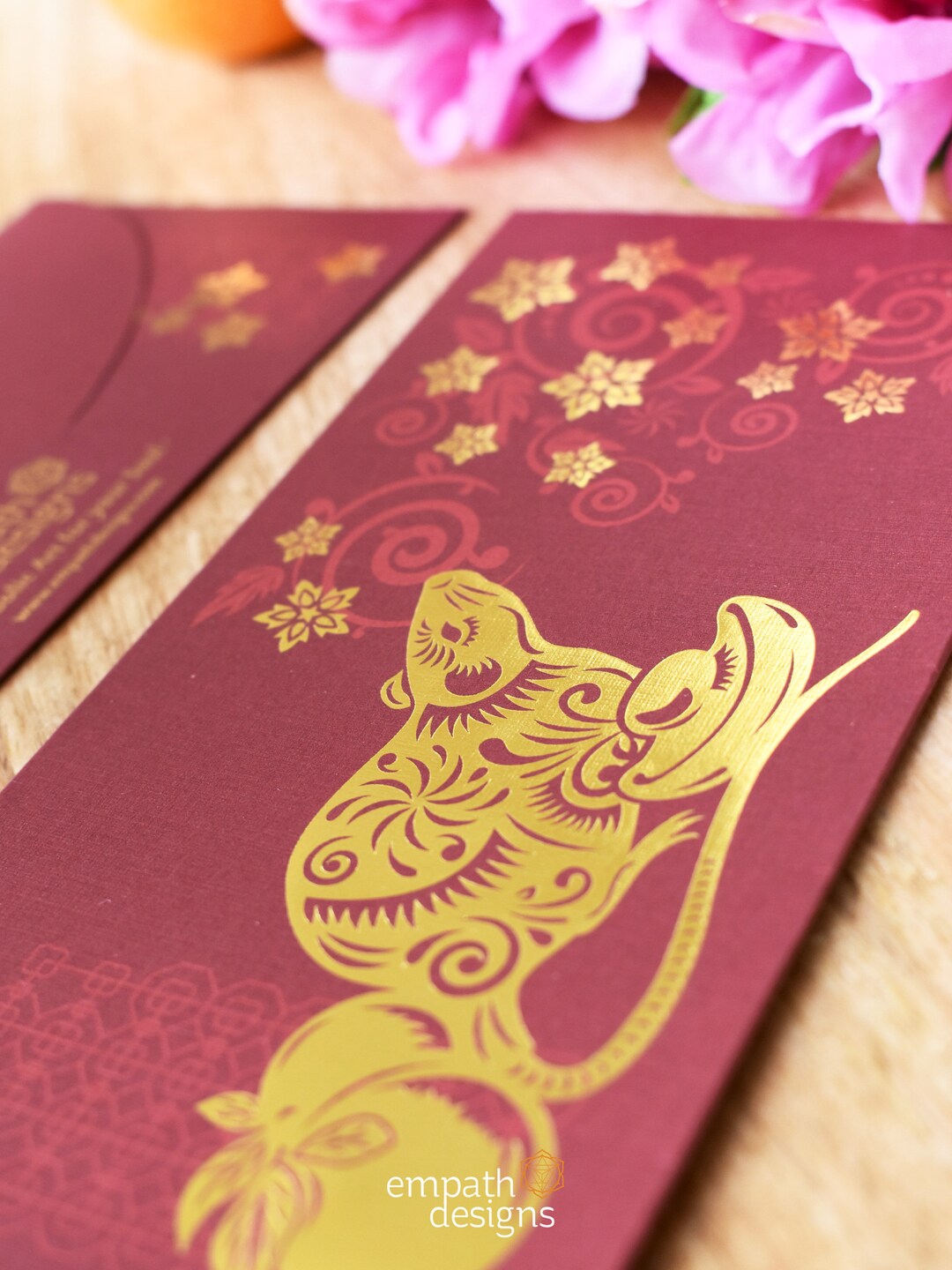 Year of the Rat 2020 - Chinese Lunar New Year Red Packet / Red Envelope ...