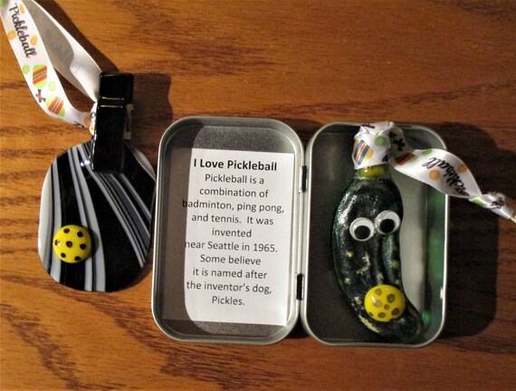 Pickleball Ornaments - A Pair of Fused Glass Ornaments