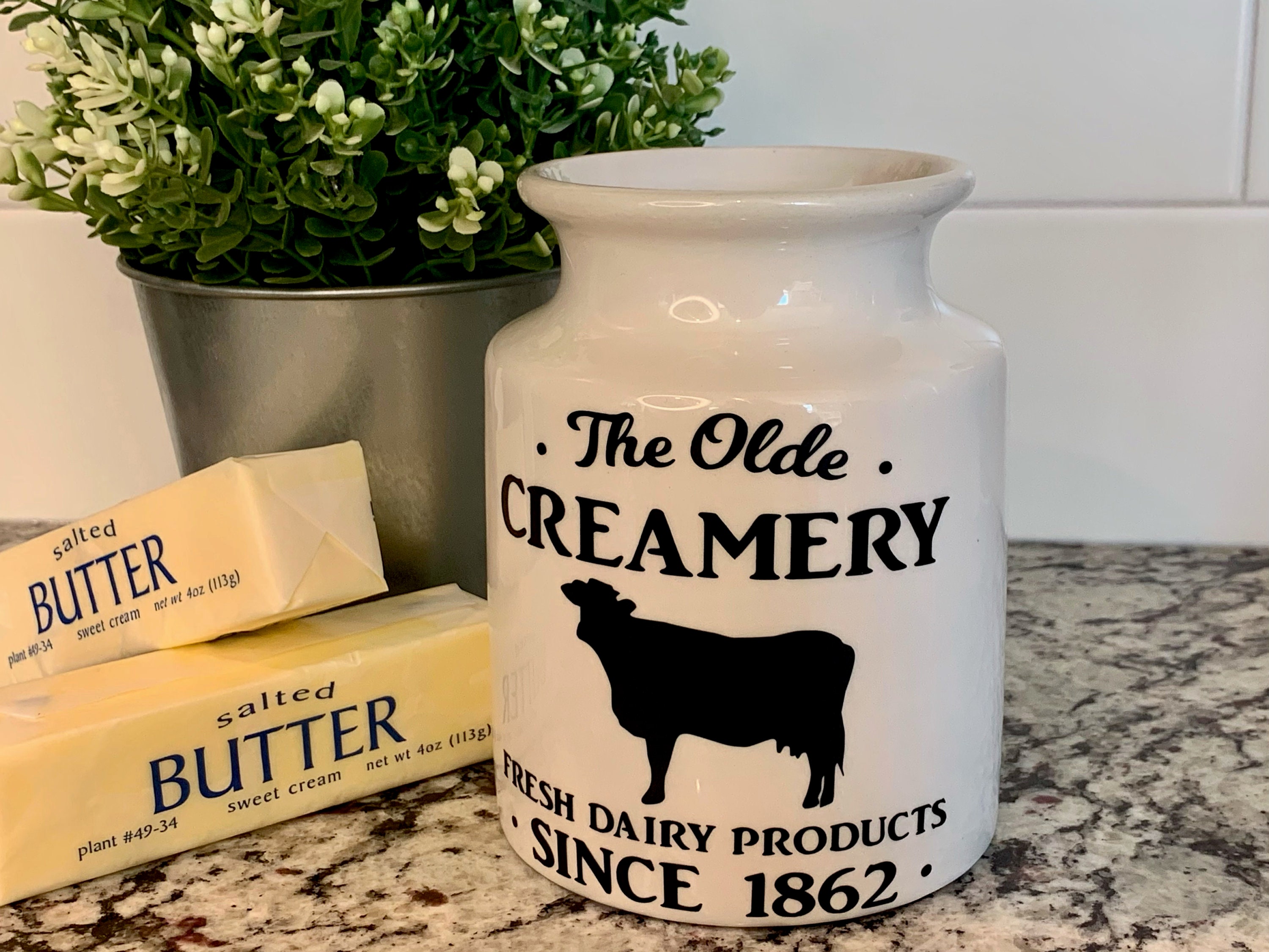 Ceramic Farmhouse Milk Jug Farmhouse Style Rustic Country Etsy