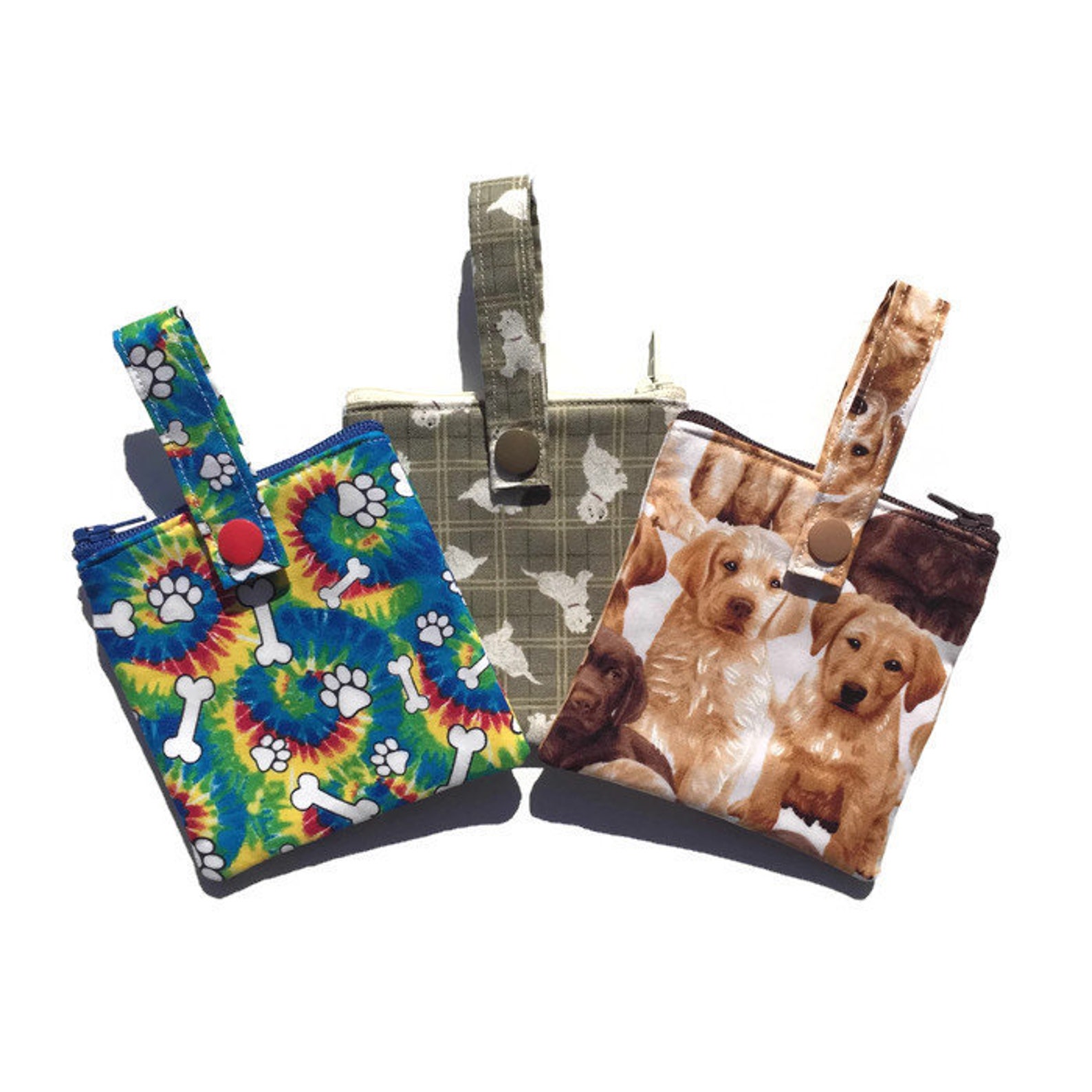 Dog Waste Bag Dispenser Baggie Roll Carrier Custom Dog Poop Etsy