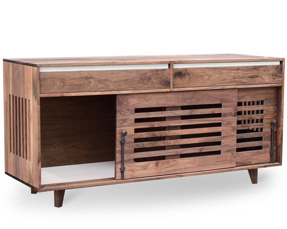 mid century modern dog kennel