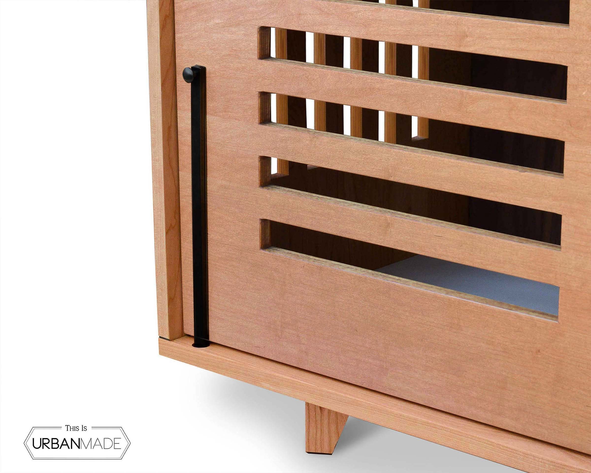 Wood dog house Stunning dog Furniture Pet crate solution Etsy