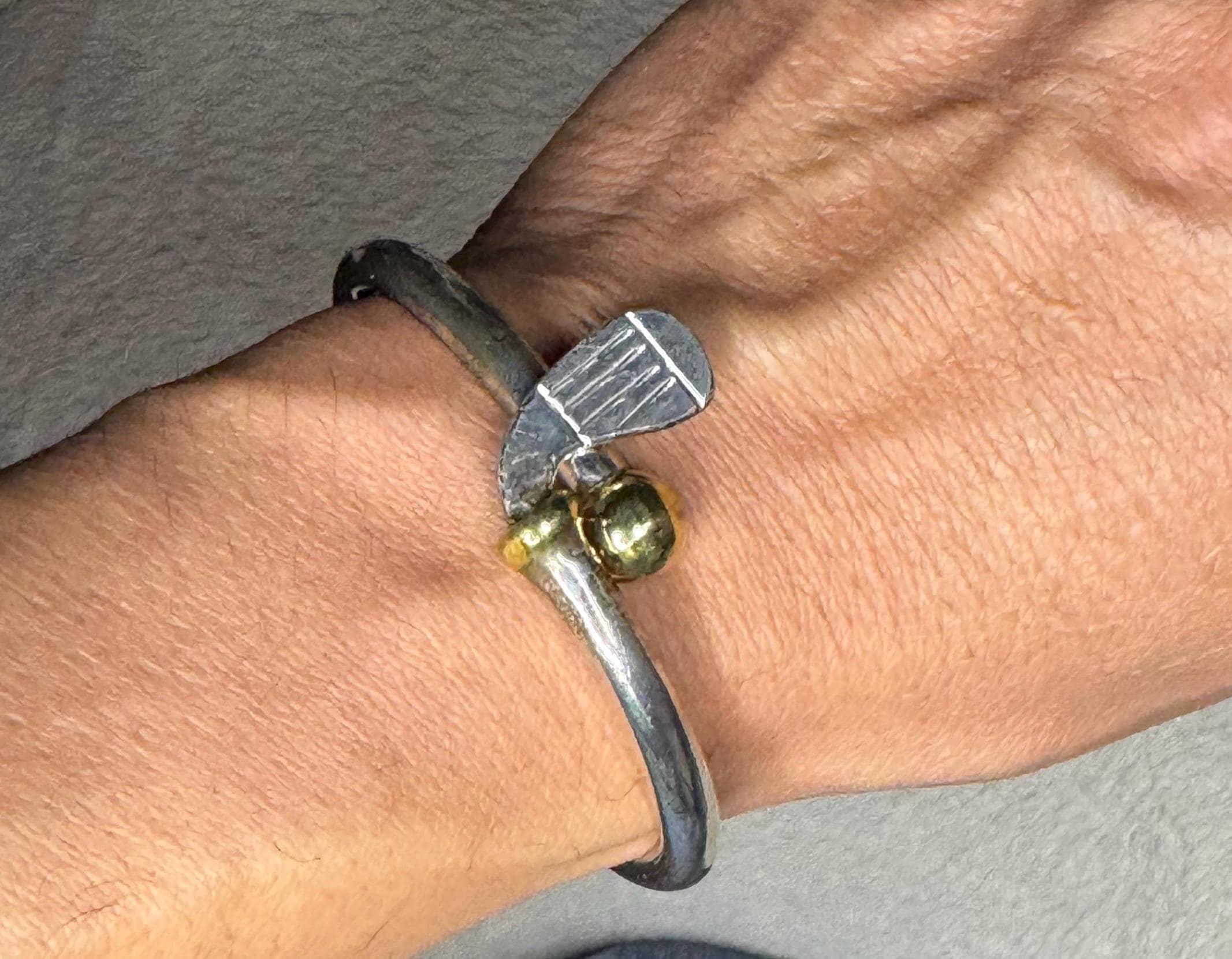 Silver 925 Mexico ブレス Vintage 925 Mexico TM-253 Sterling Silver 925 Cuff Bracelet