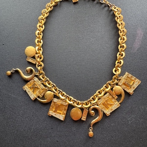 Karl Lagerfeld punctuated Necklace Gold tone