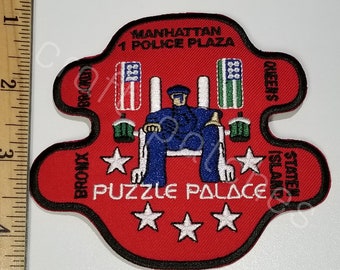 CITY of new York NYC Police Department Patch 1 Police Plaza Headquarters 1 PP Collectors item brand new