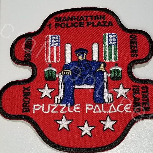 CITY of new York NYC Police Department Patch 1 Police Plaza Headquarters 1 PP Collectors item brand new