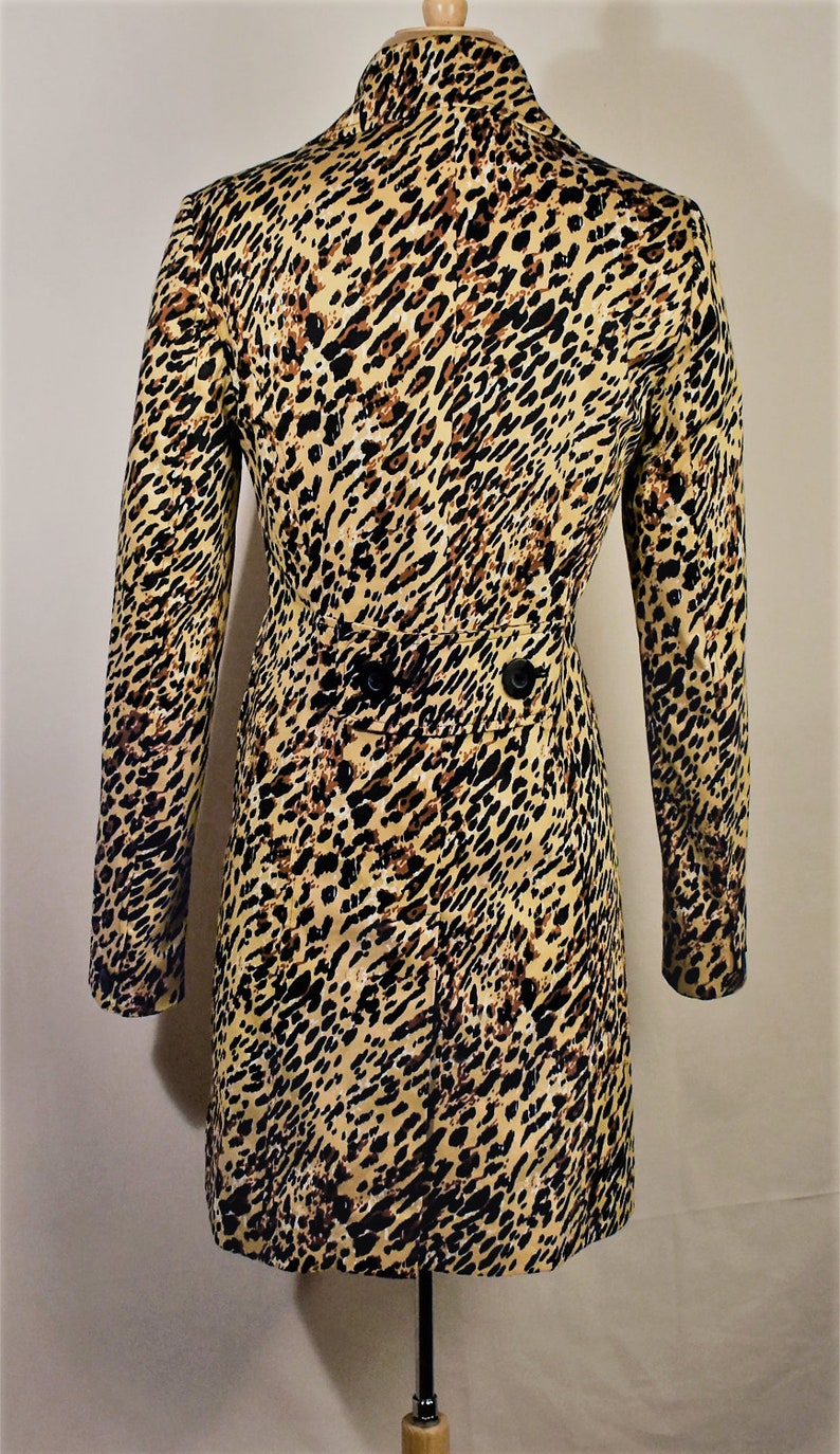 Women's coat, leopard coat, leopard print coat, long coat, leopard overcoat, maxi coat, animal print coat, ladies coat, Vintage leopard Coat image 7