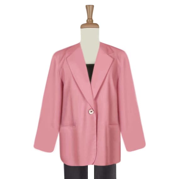 Women's Pink Blazer- Hot Pink Blazer- Light Pink B