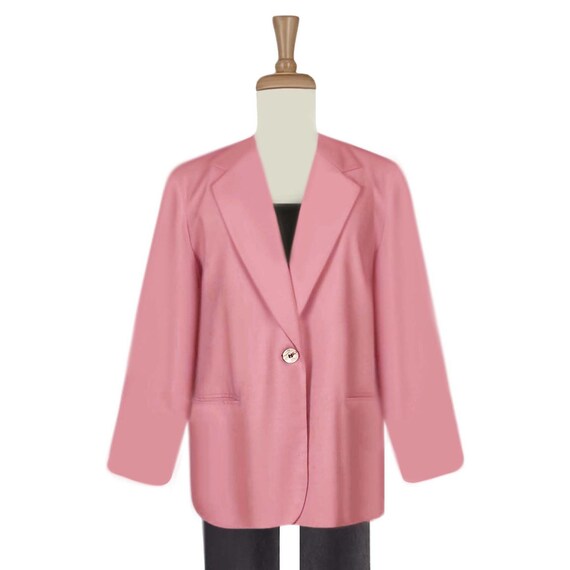 Women's Pink Blazer- Hot Pink Blazer- Light Pink B