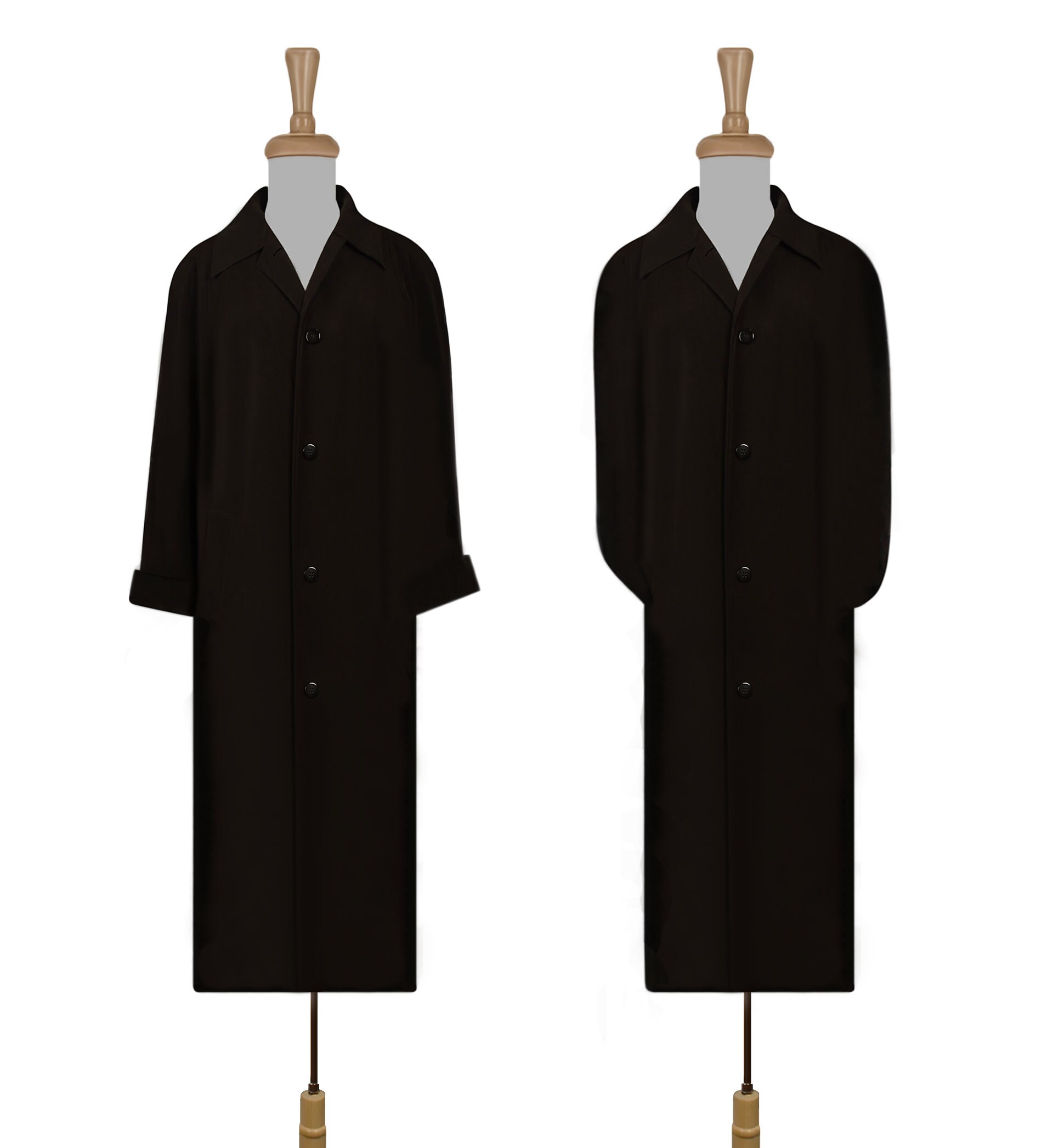 Outbrook Women's Coat- Size 16 Black Winter Coat- Long Black
