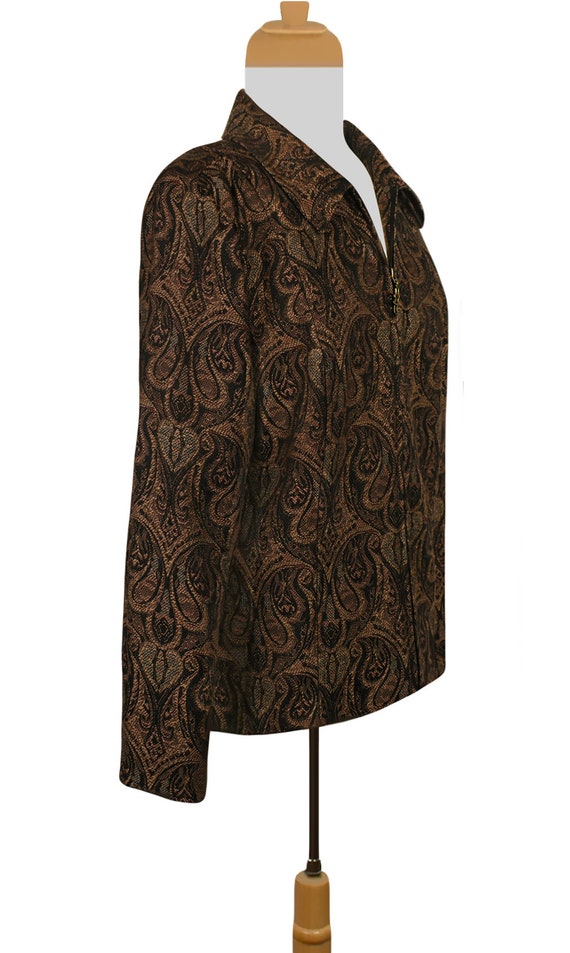 Christopher Banks Jacket- Vintage Tapestry Coat- … - image 3