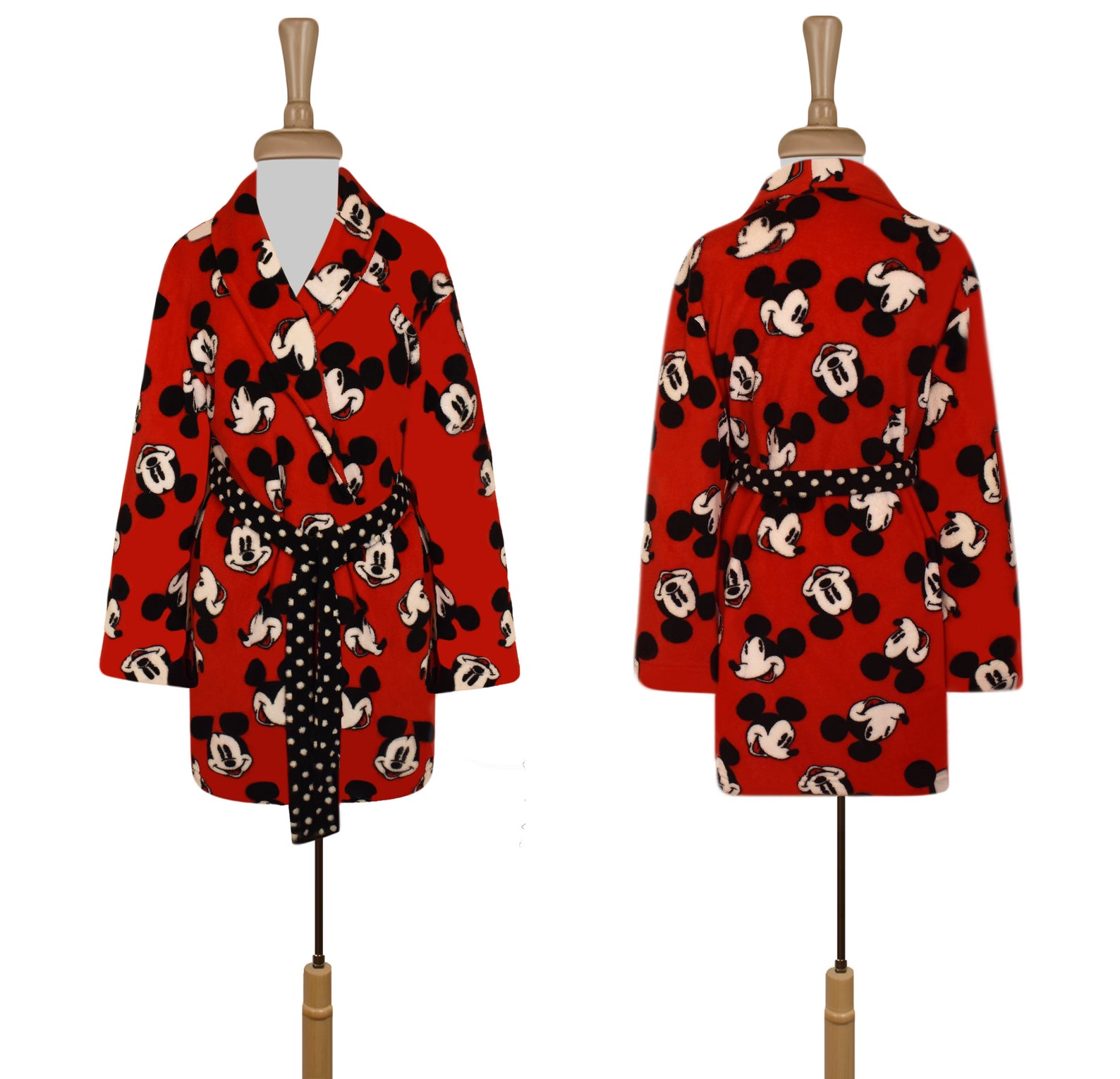 Disney Robe Disney Gift Disney Clothes Mickey Mouse Disney Bathrobe Pajama Robe Girls Disney