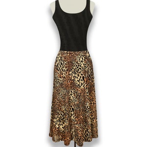 Leopard Print Skirt Leopard Print Animal Print Cheetah Print Women's Skirt Ladies Leopard Skirt Midi Skirt Women's Leopard Skirt image 3