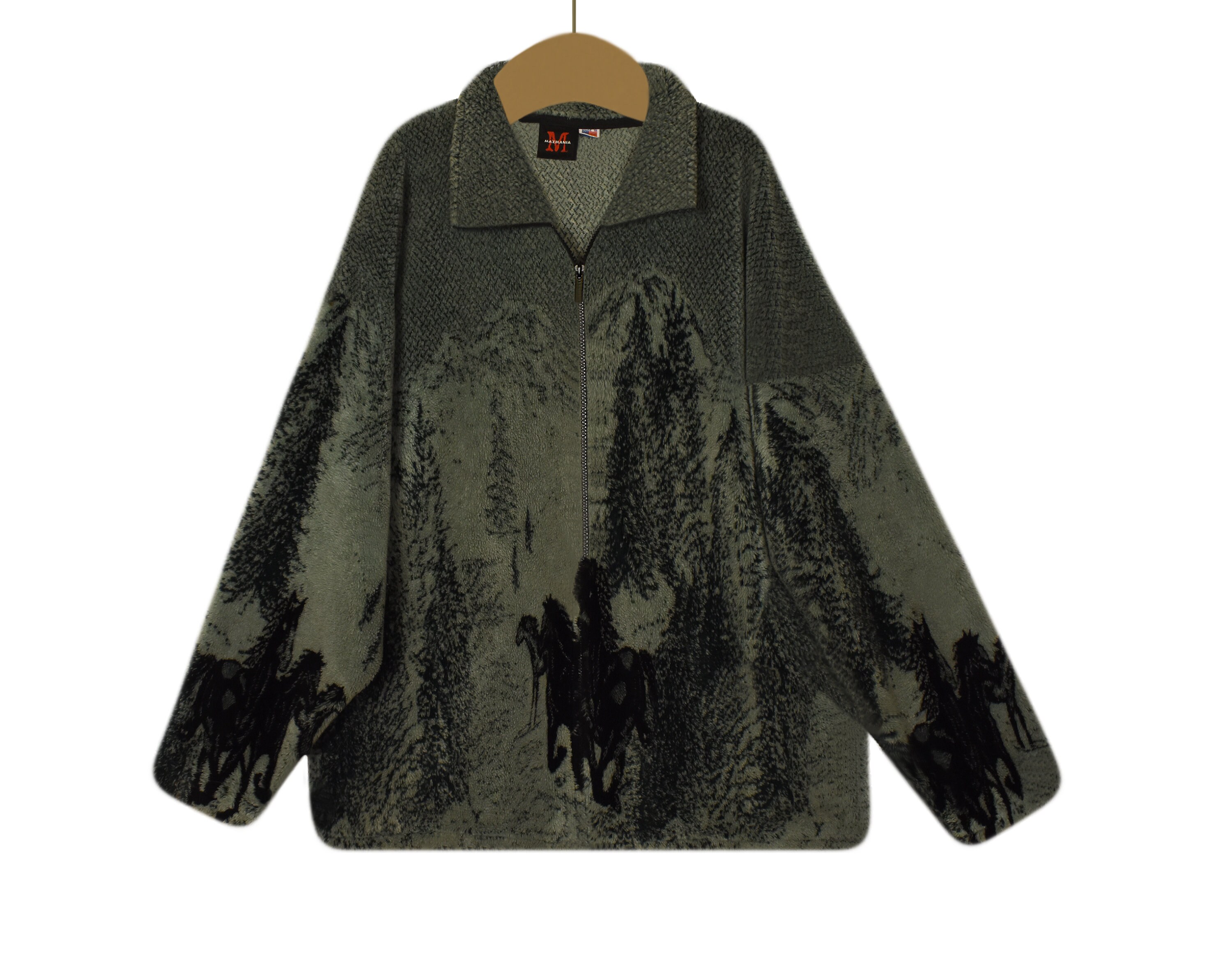 Women's Sherpa Jacket Sherpa Coat Horse 