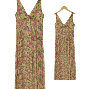 Women&#39;s Long Dress- Midi Dress- Summer Dress- Floral Dress- Sleeveless Dress- Sun Dress- Cocktail Dress- Maxi Dress- Vintage Maxi Dress