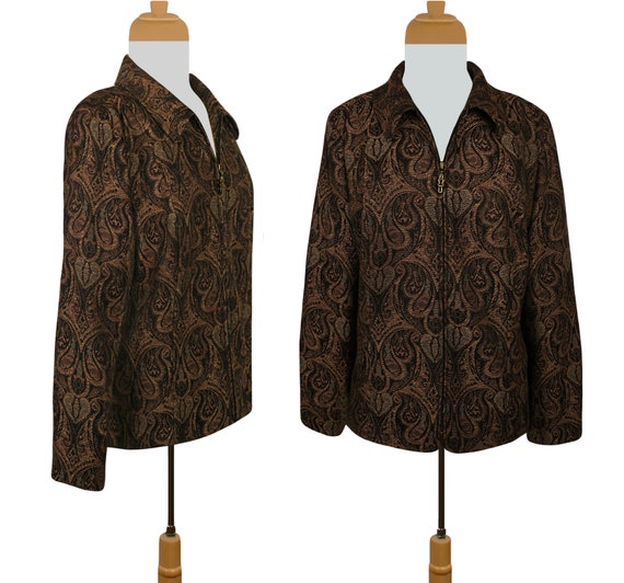 Christopher Banks Jacket- Vintage Tapestry Coat- … - image 4