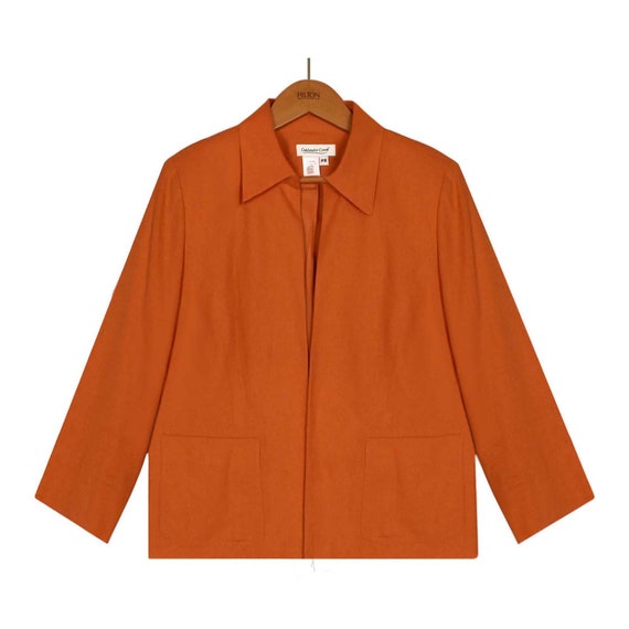 Coldwater Creek Jacket, Women's Linen Jacket, Oran