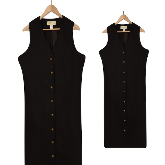 Shift Dress- Wool Dress- Wool Maxi Dress- Business