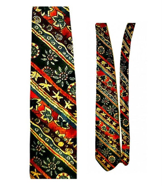 Men's Tie, Surfer Tie, Necktie, Ocean Marine Tie,… - image 3