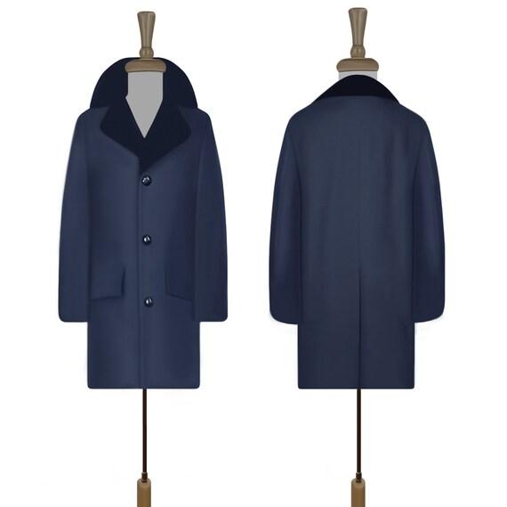 Men's 70s Coat- Sears Mens Store Coat- Mens Weste… - image 6