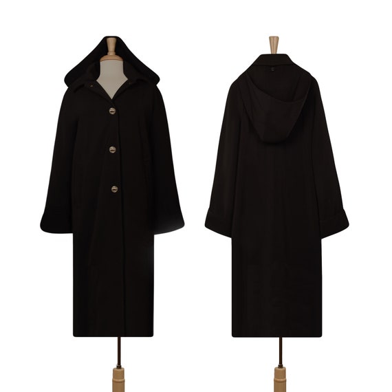 London Fog Raincoat With Hood London Fog Parka Jacket With Detachable Hood Winter Jacket for Women by London Fog Black Hooded Coat Women Etsy Canada