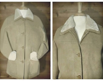 Herren Vintage Mantel- Lederjacke- Wildledermantel- Westmantel- Westmantel- Wintermantel- Country Western- Rodeo- Southwestern- Ledermantel