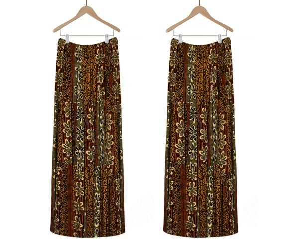 Women's Maxi Skirt- Long Skirt- Vintage Skirt- Fl… - image 8