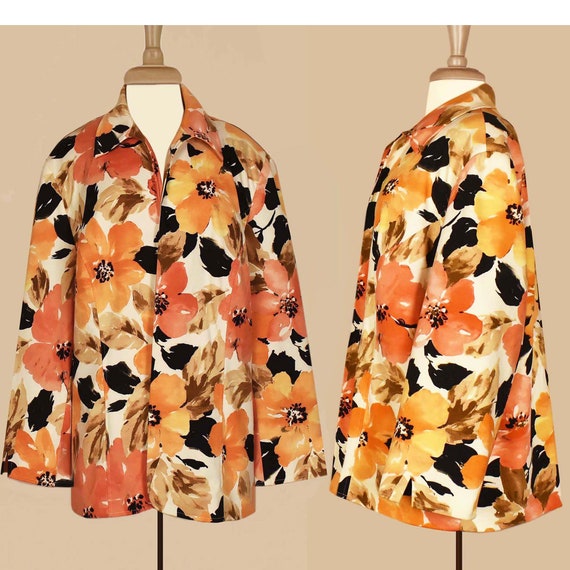 Alfred Dunner Plus Size Jacket- Plus Size Floral … - image 2