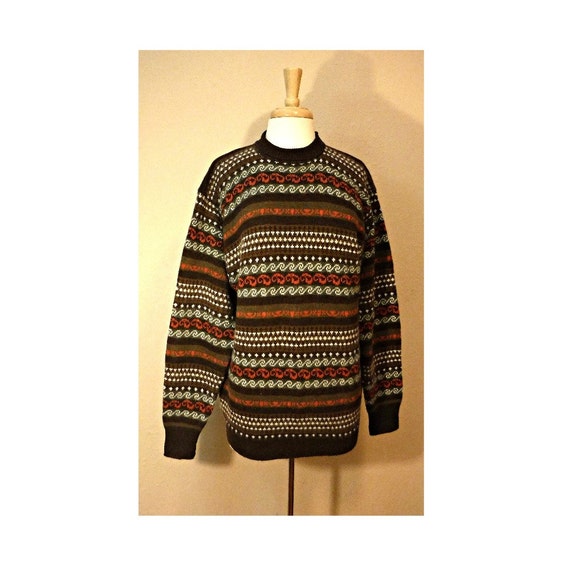 Women's Sweater, Wool sweater, Nordic sweater, Pul